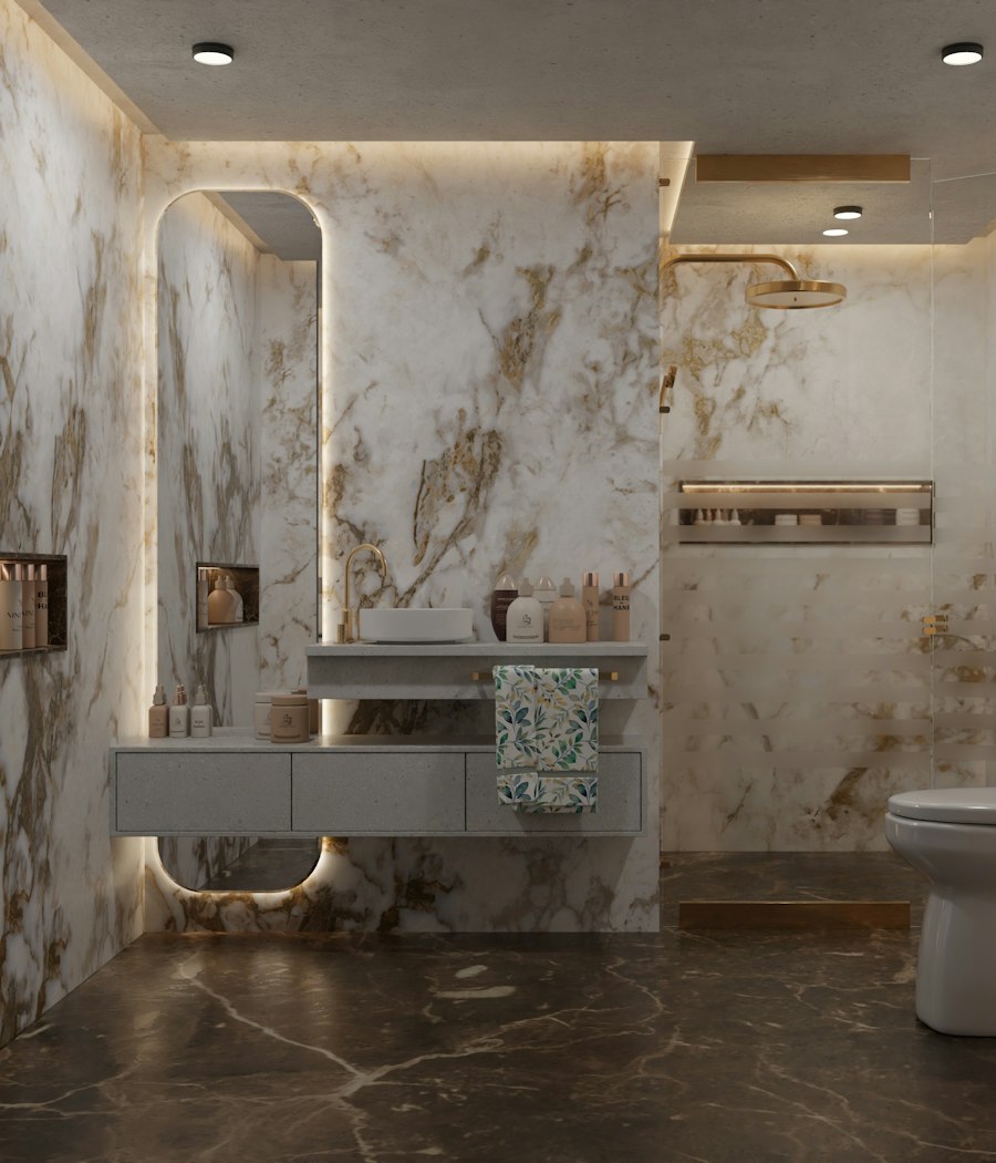 Luxury bathroom remodel in a Isles of Collier Preserve, Florida home
