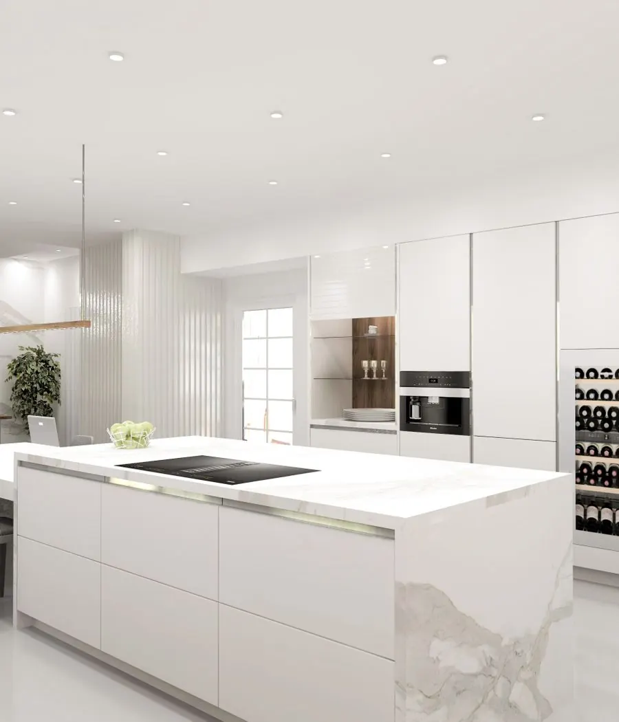 Custom kitchen remodel in a Lely Resort, Florida home