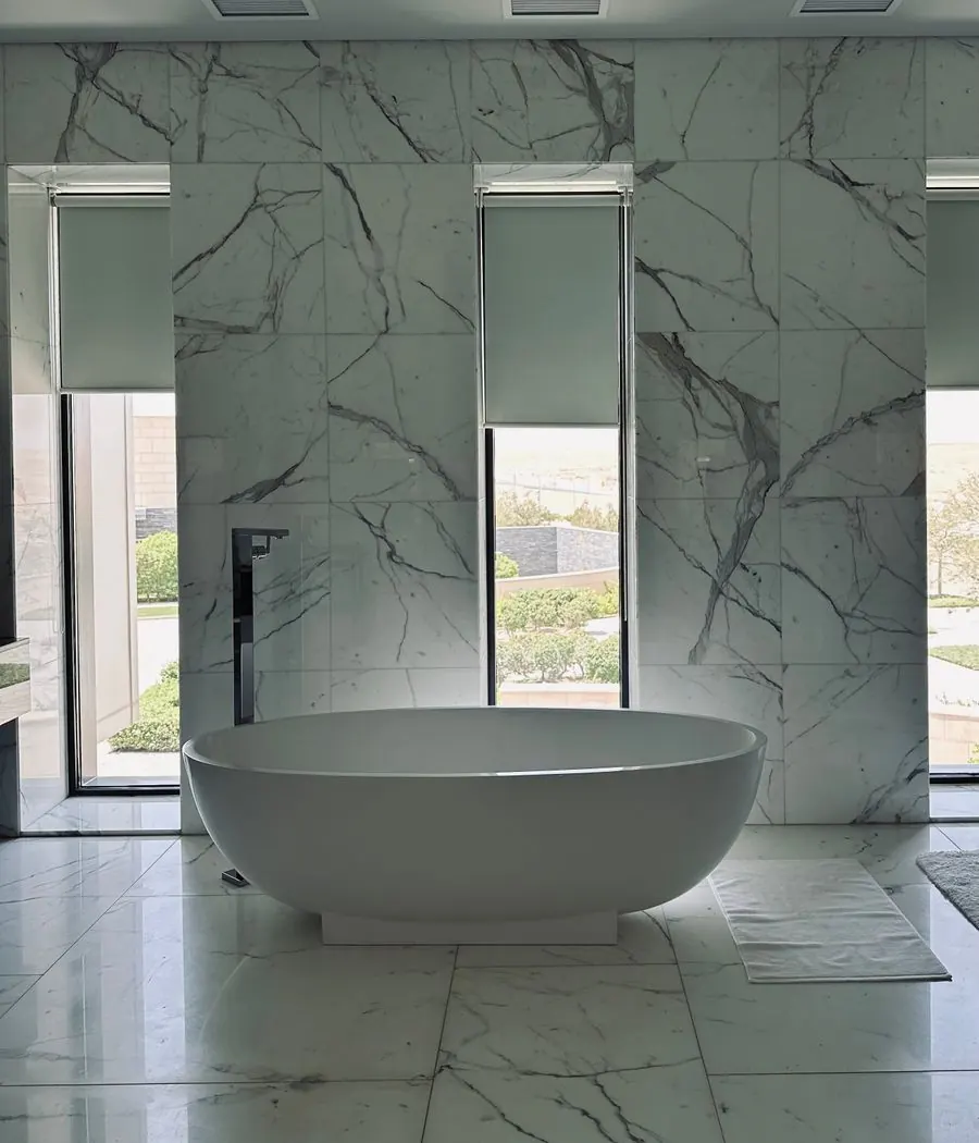 Luxury bathroom remodel in a Pelican Bay, Florida home